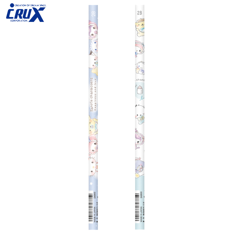 ■CRUX(クラックス)■■2024SS　新作■　サンリオキャラクターズ　鉛筆（2B・丸軸）