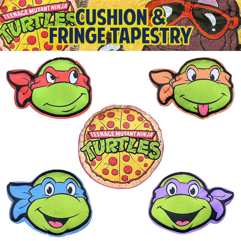 ■S.H.O ENTER PRISE（ショー・エンタープライズ）■■2024SS　新作■　Teenage Mutant Ninja Turtles　クッション