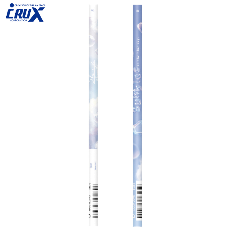 ■CRUX(クラックス)■■2024SS　新作■　シャボンステーショナリー　鉛筆（B・丸軸）