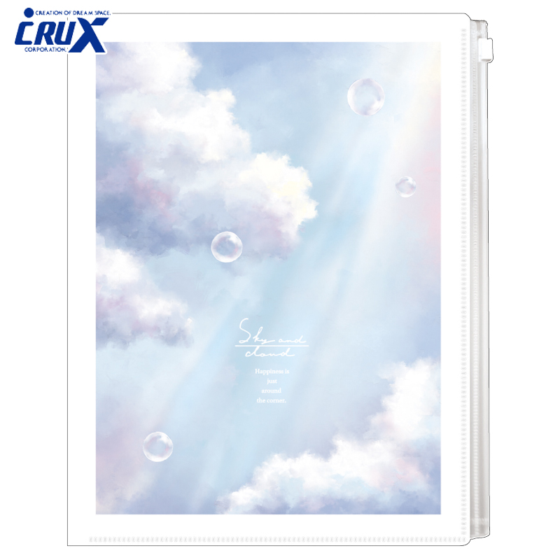 ■CRUX(クラックス)■■2024SS　新作■　シャボンステーショナリー　6ポケットクリアファイル