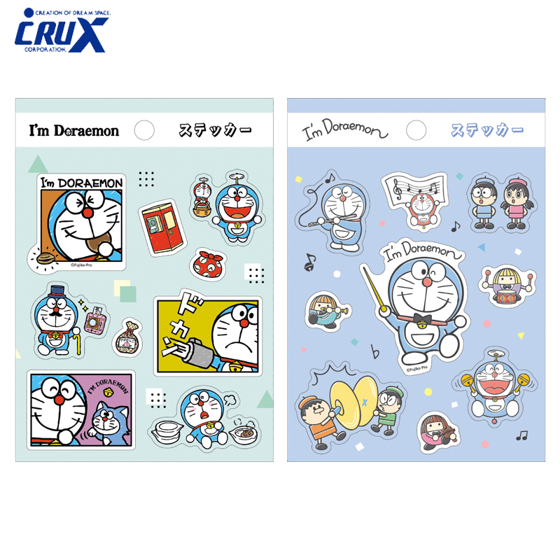 ■CRUX(クラックス)■■2024SS　新作■　I'm Doraemon　平面ステッカー
