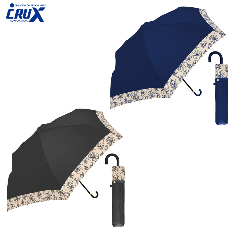 ■CRUX(クラックス)■■2024SS　新作■　晴雨兼用折傘　フラワーブルーム