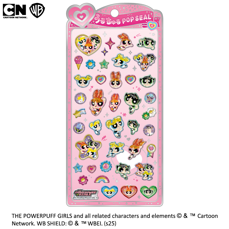 ■CRUX(クラックス)■■2026SS　先行予約■　The Powerpuff Girls　うるちゅるポップシール