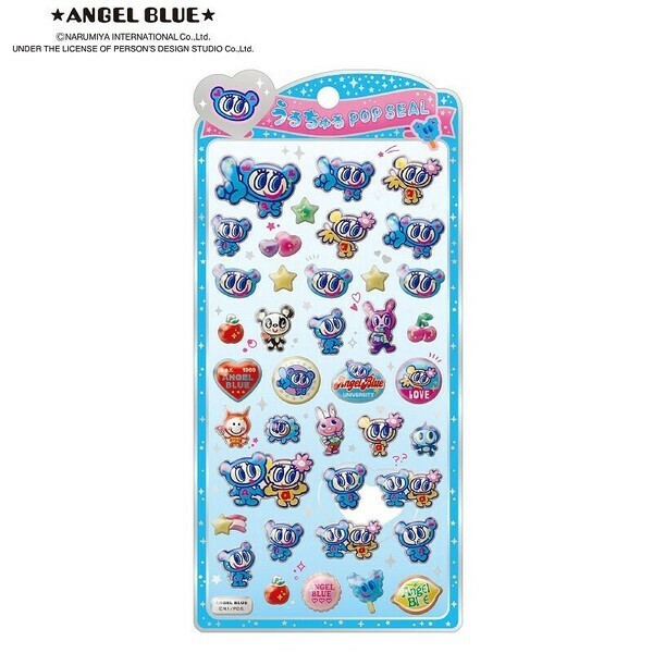 ■CRUX(クラックス)■■2025AW　先行予約■　ANGEL BLUE　うるちゅるポップシール