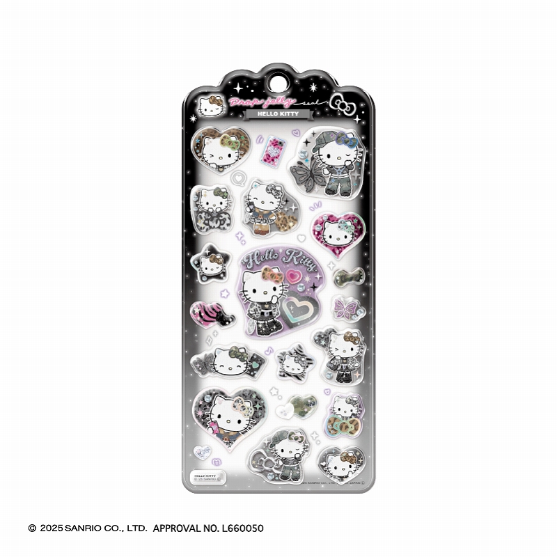 ■CRUX(クラックス)■■2025AW　先行予約■　ハローキティ　ドロップジェリーシール　グランジギャル