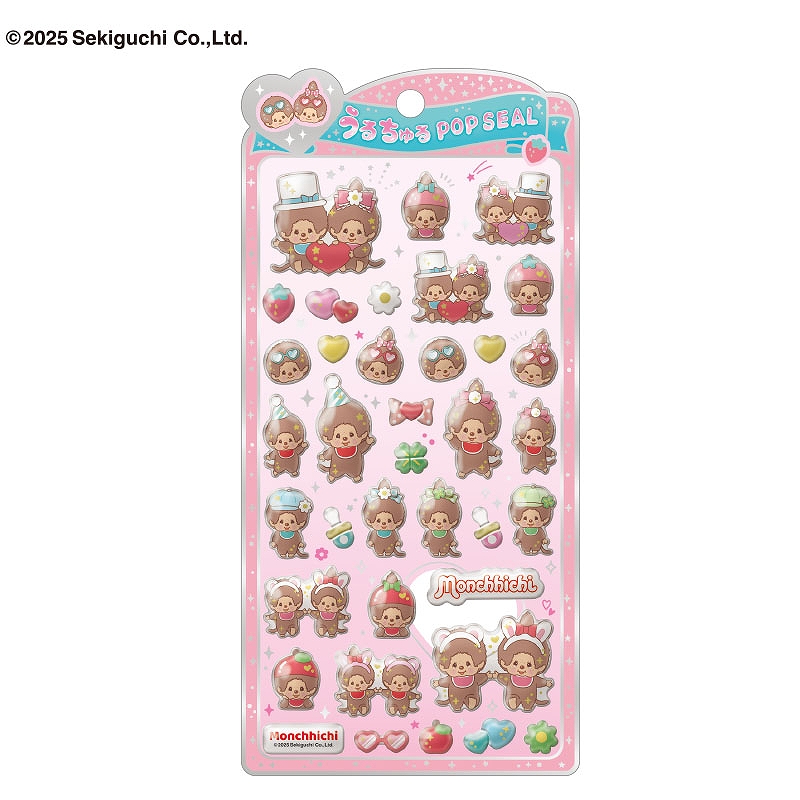 ■CRUX(クラックス)■■2025AW　先行予約■　モンチッチ　うるちゅるポップシール　オシャレ