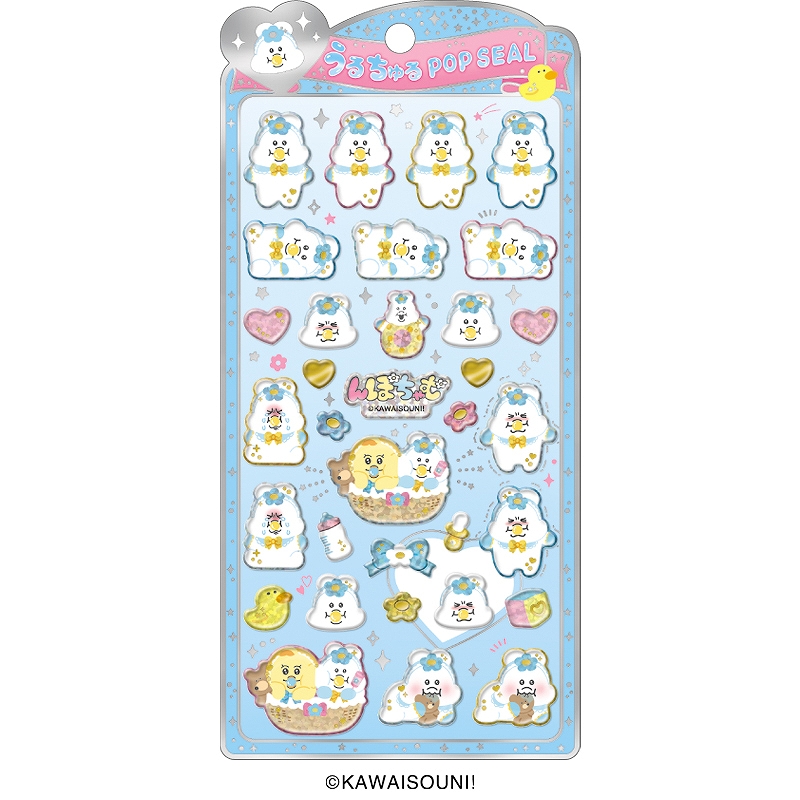 ■CRUX(クラックス)■■2025AW　先行予約■　んぽちゃむ　うるちゅるポップシール