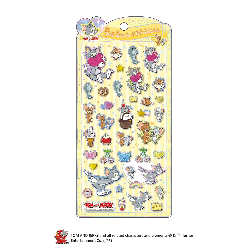 ■CRUX(クラックス)■■2025AW　先行予約■　トムとジェリー　うるちゅるポップシール　2