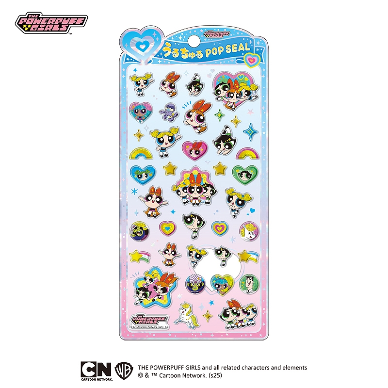 ■CRUX(クラックス)■■2025AW　先行予約■　The Powerpuff Girls　うるちゅるポップシール　2