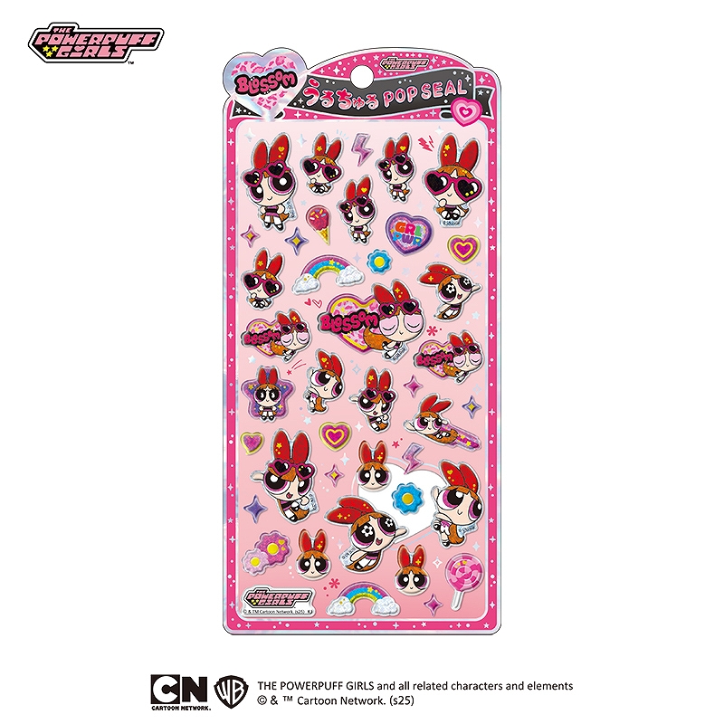 ■CRUX(クラックス)■■2025AW　先行予約■　The Powerpuff Girls　うるちゅるポップシール　ブロッサム