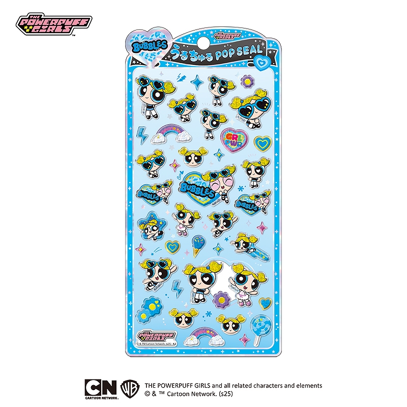 ■CRUX(クラックス)■■2025AW　先行予約■　The Powerpuff Girls　うるちゅるポップシール　バブルス