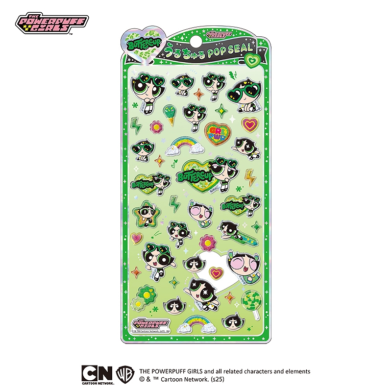 ■CRUX(クラックス)■■2025AW　先行予約■　The Powerpuff Girls　うるちゅるポップシール　バターカップ
