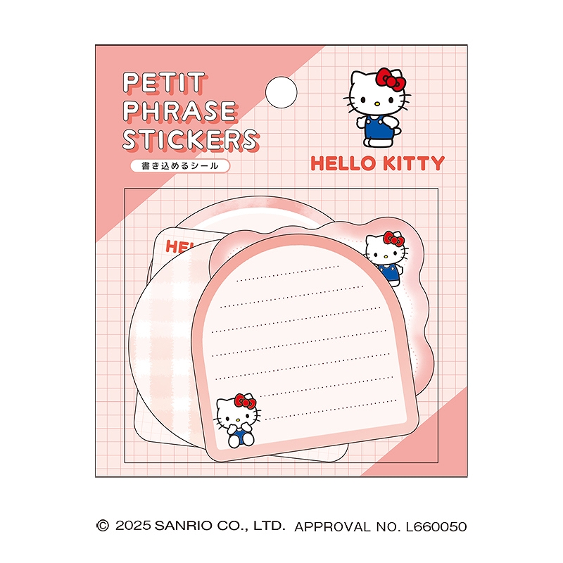 ■CRUX(クラックス)■■2025AW　先行予約■　サンリオキャラクターズ　プチフレーズステッカーズ　ハローキティ