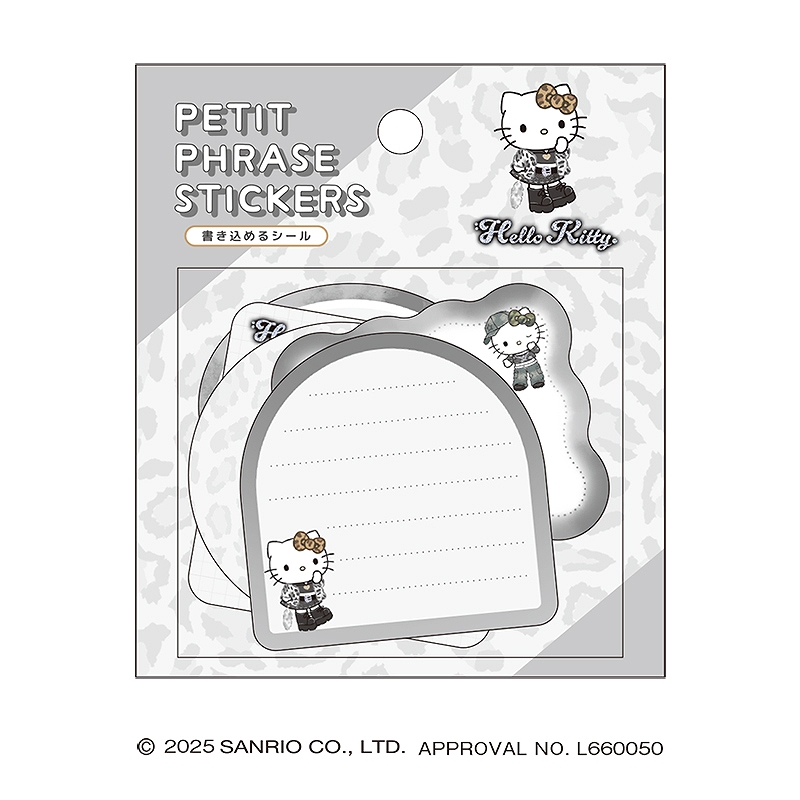 ■CRUX(クラックス)■■2025AW　先行予約■　ハローキティ　プチフレーズステッカーズ　グランジギャル