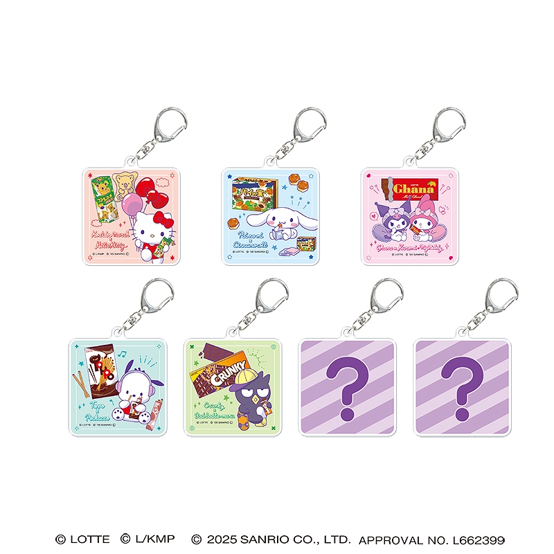 ■CRUX(クラックス)■■2026SS　先行予約■　ロッテ×サンリオキャラクターズ　トレーディングアクリルキーホルダー BOX