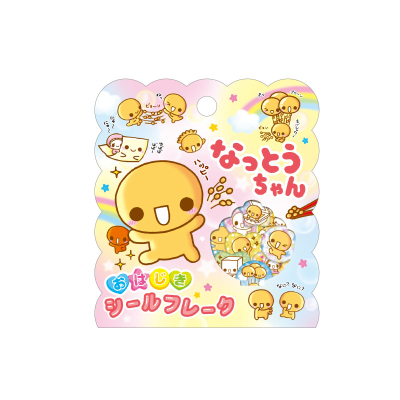 ■CRUX(クラックス)■■2025AW　先行予約■　おはじきシールフレーク　なっとうちゃん