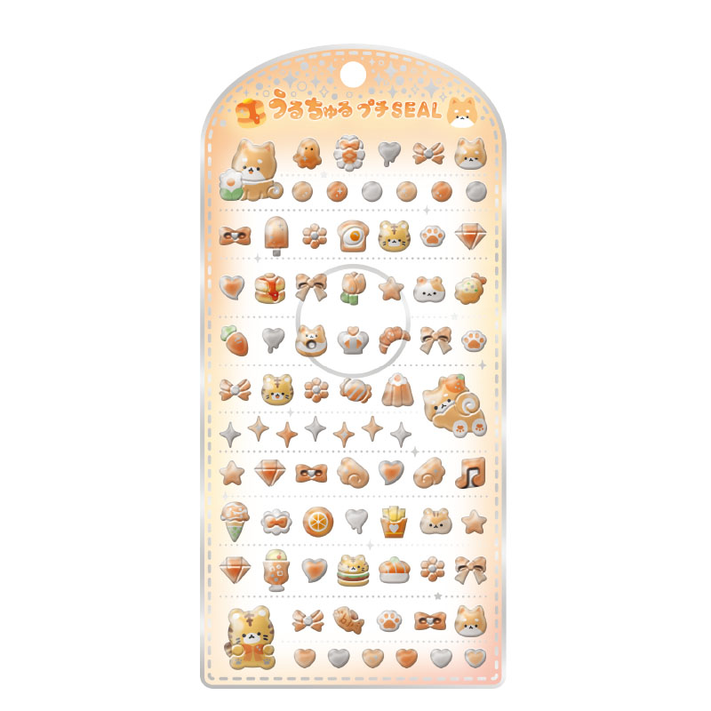 ■CRUX(クラックス)■■2025AW　先行予約■　うるちゅるプチシール　オレンジ