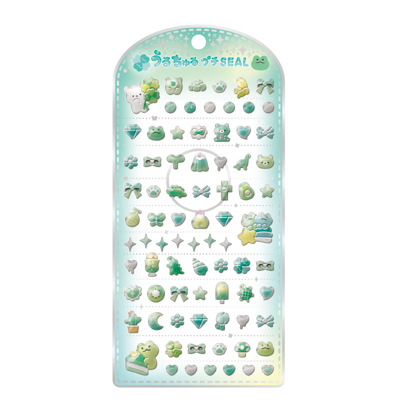 ■CRUX(クラックス)■■2025AW　先行予約■　うるちゅるプチシール　グリーン