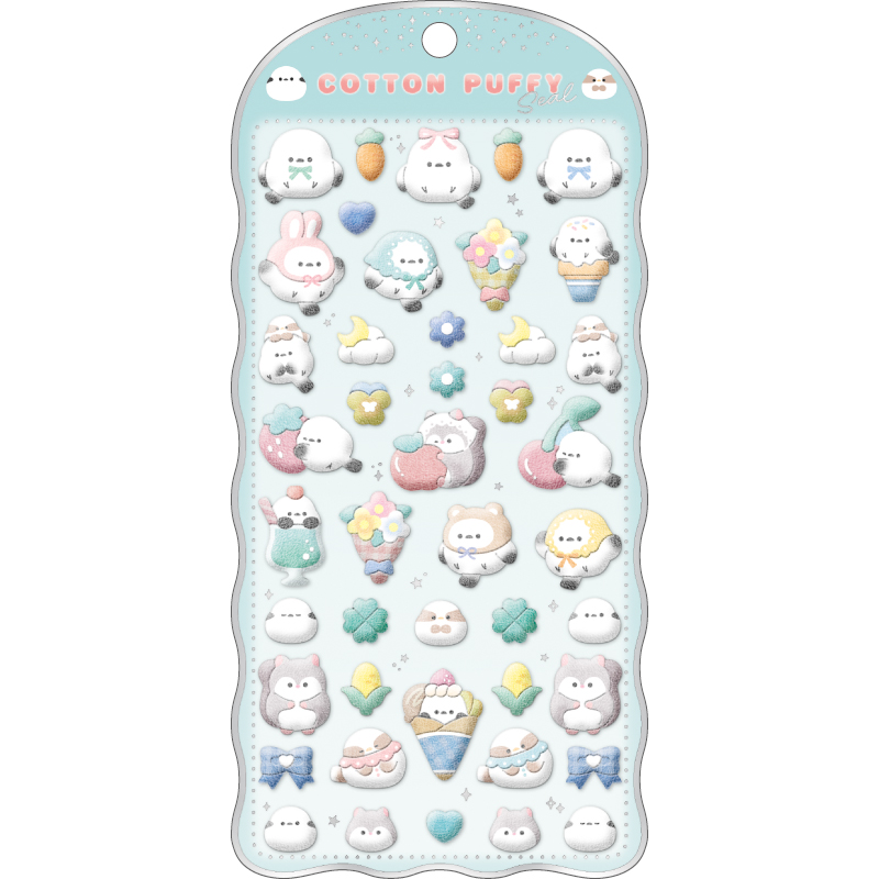 ■CRUX(クラックス)■■2025AW　先行予約■　コットンパフィーシール　シマエナガ