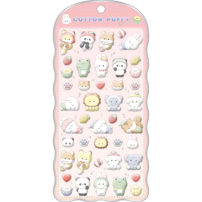 ■CRUX(クラックス)■■2025AW　先行予約■　コットンパフィーシール　アニマル