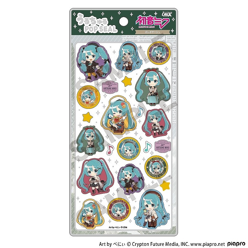 ■CRUX(クラックス)■■2025AW　先行予約■　初音ミク　うるちゅるポップシール　ボンボヤージュ