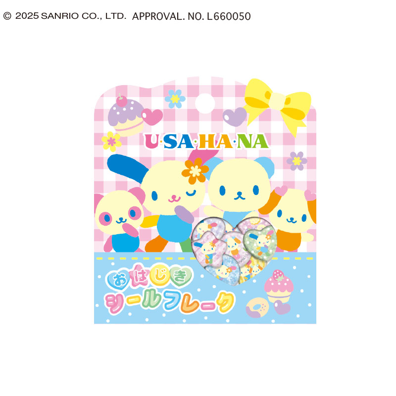 ■CRUX(クラックス)■■2026SS　先行予約■　サンリオキャラクターズ　おはじきシールフレーク　ウサハナ