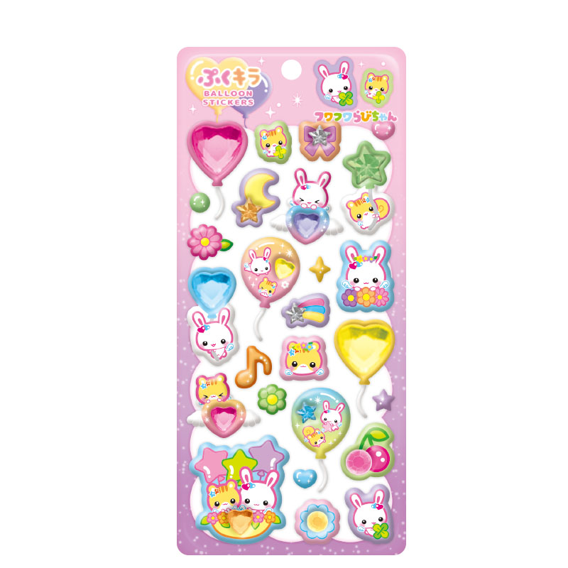 ■CRUX(クラックス)■■2026SS　先行予約■　平成メモリー　ぷくキラバルーンステッカー　フワフワらびちゃん