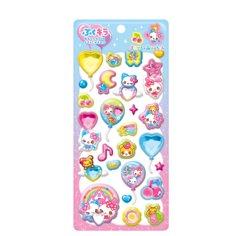 ■CRUX(クラックス)■■2026SS　先行予約■　平成メモリー　ぷくキラバルーンステッカー　まじかるみゅーちゃん