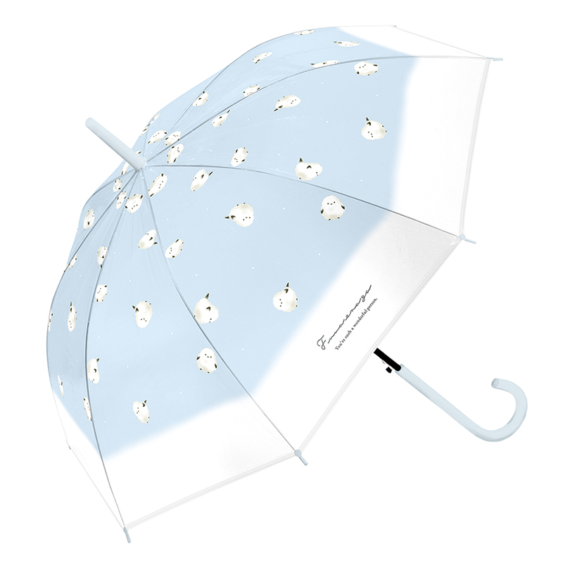 ■CRUX(クラックス)■■レイングッズ特集■■2026SS　新作■　婦人長傘　アニマルEVAアンブレラ　フワエナガ　LBL（ジャンプ）