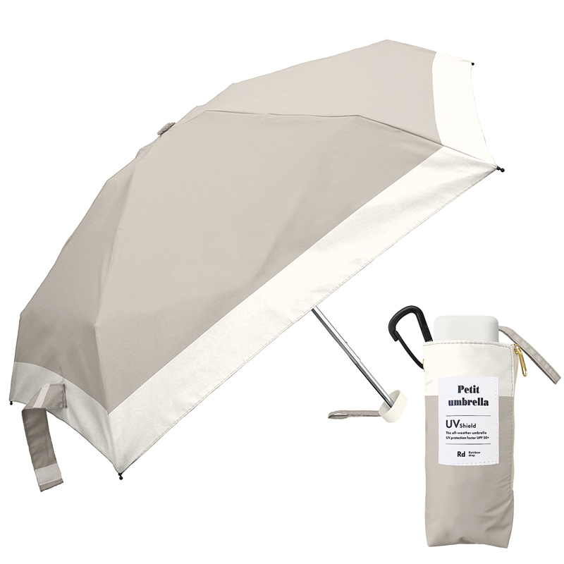 ■CRUX(クラックス)■■レイングッズ特集■■2026SS　新作■　晴雨兼用折傘　プチアンブレラ　バイカラー　GYBE