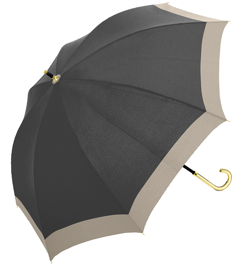 ■CRUX(クラックス)■■レイングッズ特集■■2026SS　新作■　晴雨兼用長傘　バイカラー　BK（手開き）