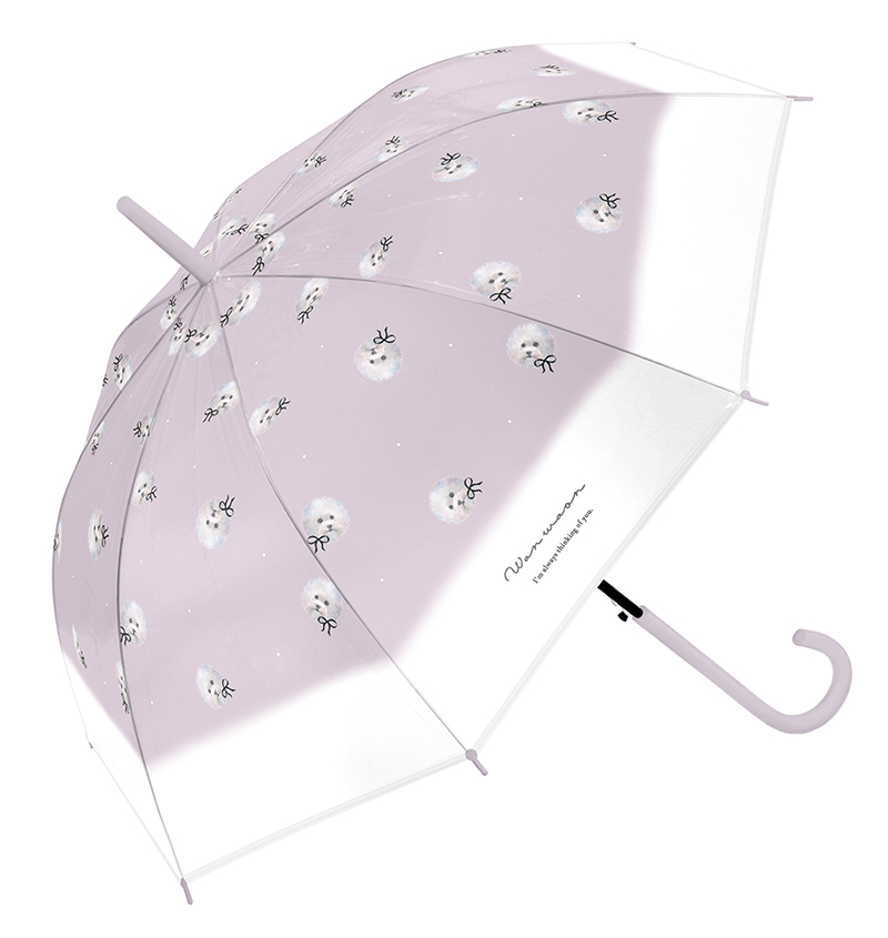 ■CRUX(クラックス)■■レイングッズ特集■■2026SS　新作■　婦人長傘　アニマルEVAアンブレラ　ワンワオン　PU（ジャンプ）