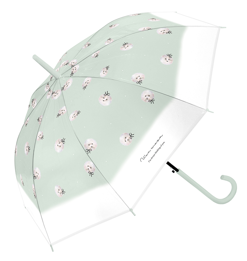 ■CRUX(クラックス)■■レイングッズ特集■■2026SS　新作■　婦人長傘　アニマルEVAアンブレラ　ワンワオン　LMBL（ジャンプ）