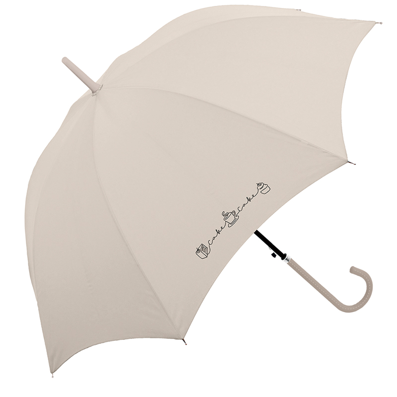 ■CRUX(クラックス)■■レイングッズ特集■■2026SS　新作■　婦人長傘　ワンポイント くすみカラー　ケーキ（ジャンプ）