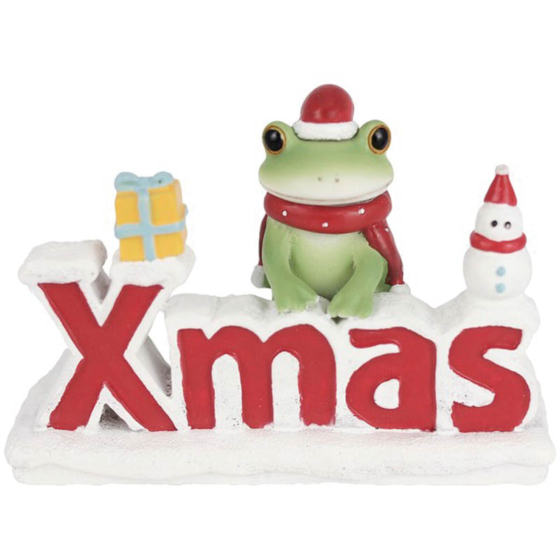 ■ダイカイ■■クリスマスグッズ■■2025X'mas　新作■　【Copeau　コポー】　Xmasオブジェとカエル