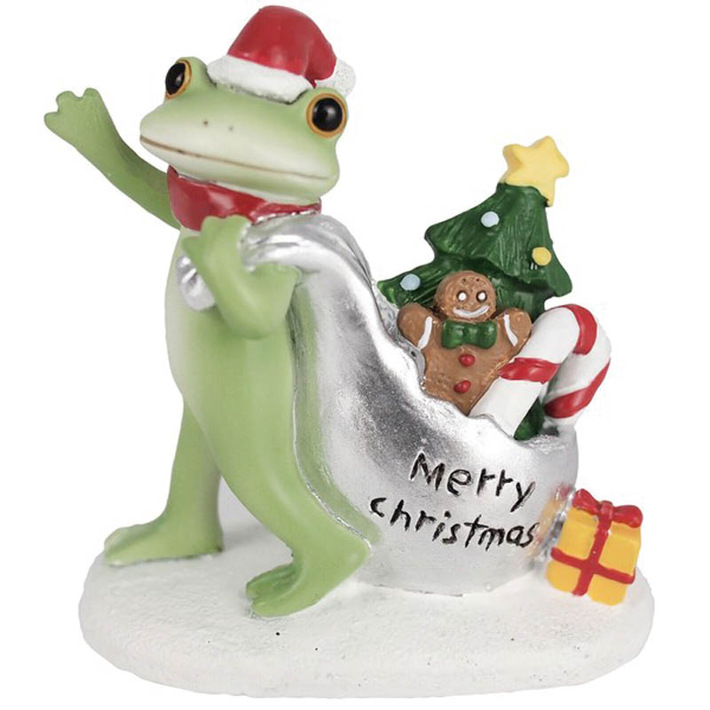 ■ダイカイ■■クリスマスグッズ■■2025X'mas　新作■　【Copeau　コポー】　あわてんぼうのカエルサンタ