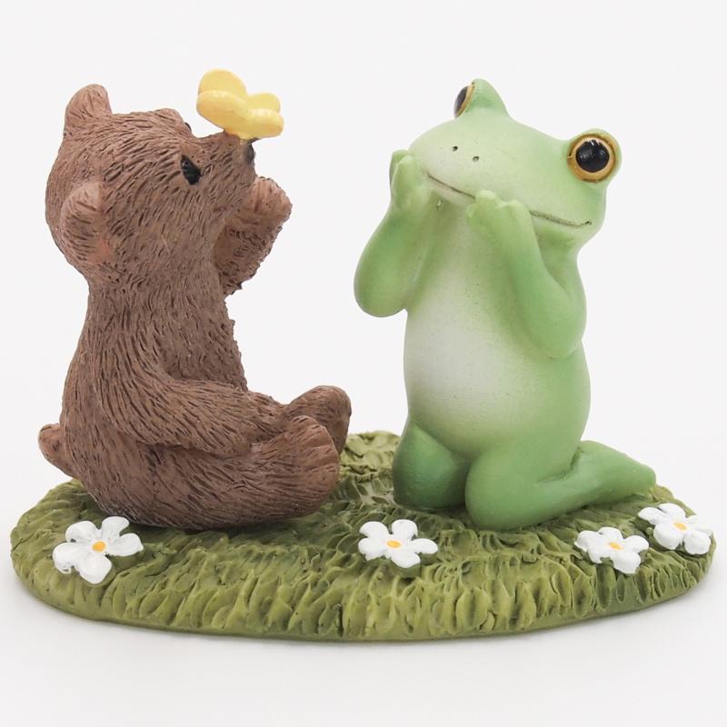 ■ダイカイ■■2026SS　先行予約■　【Copeau　コポー】　ちょうちょがとまったクマとカエル