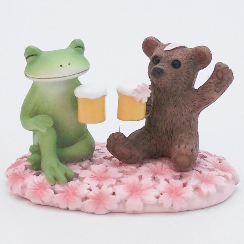 ■ダイカイ■■2026SS　先行予約■　【Copeau　コポー】　花見酒をするカエルとクマ