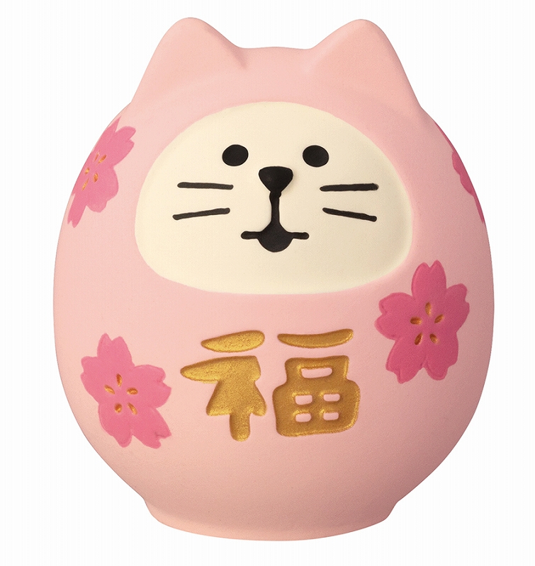 ■デコレ■■2025AW　先行予約■　桜咲く猫だるま