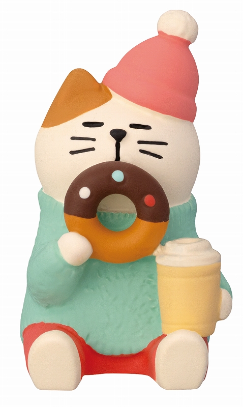■デコレ■■2025AW　先行予約■　しあわせドーナツ猫