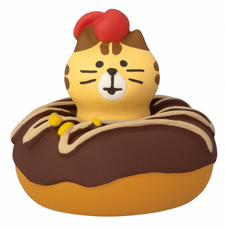 ■デコレ■■2025AW　先行予約■　ひょっこりにゃんドーナツ チョコ