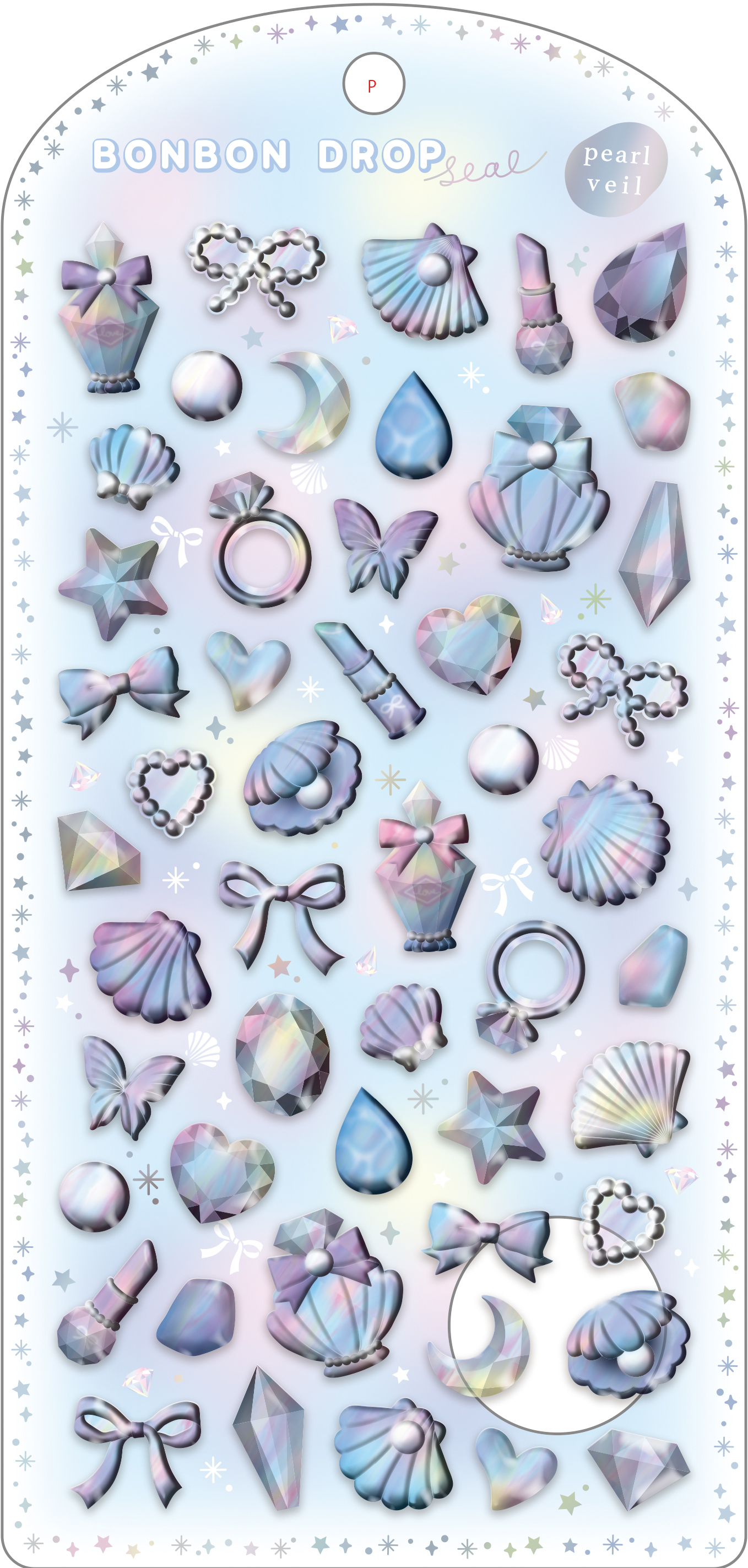 ■Q-LiA(クーリア)■【正規品】■2026SS　先行予約■　ボンボンドロップシール（パールベール）　きらめきボンボン