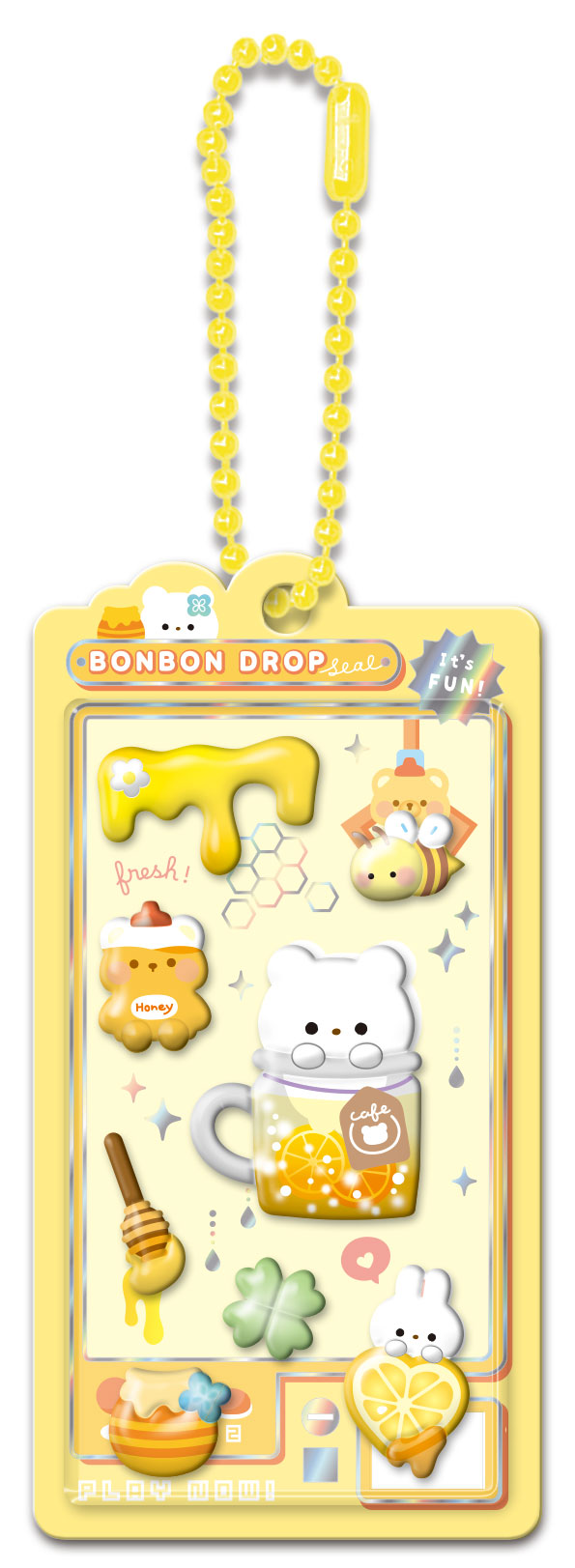 ■Q-LiA(クーリア)■★5月14日〆切(早期終了有)★【正規品】　ボンボンドロップ　ミニチャーム　はちみつボンボン