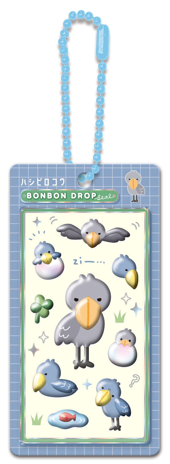 ■Q-LiA(クーリア)■★5月14日〆切(早期終了有)★【正規品】　ボンボンドロップ　ミニチャーム　ハシビロコウボンボン