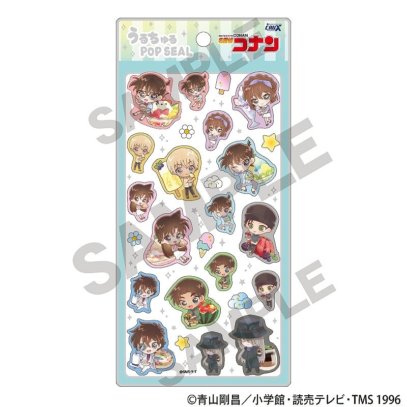 ■CRUX(クラックス)■■2026SS　先行予約■　名探偵コナン　うるちゅるポップシール　きゃらペコ/夏