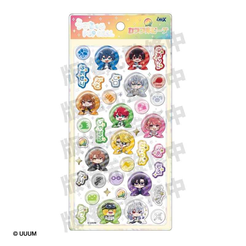 ■CRUX(クラックス)■■2026SS　先行予約■　カラフルピーチ　うるちゅるポップシール　ミニキャラ/アップ