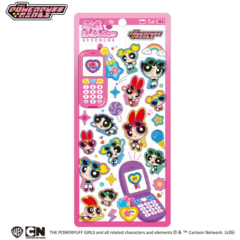 ■CRUX(クラックス)■★4月20日〆切（早期終了の可能性有）★先行予約　平成はっぴーフォンステッカー　The Powerpuff Girls