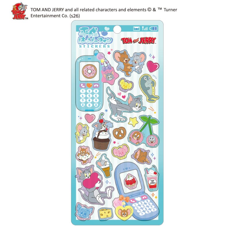 ■CRUX(クラックス)■★4月20日〆切（早期終了の可能性有）★先行予約　平成はっぴーフォンステッカー　トムとジェリー