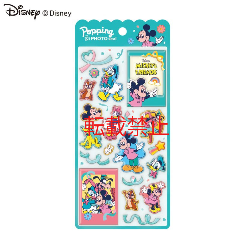 ■CRUX(クラックス)■■2026SS　先行予約■　Disney　ポッピングフォトシール　ミッキー＆フレンズ