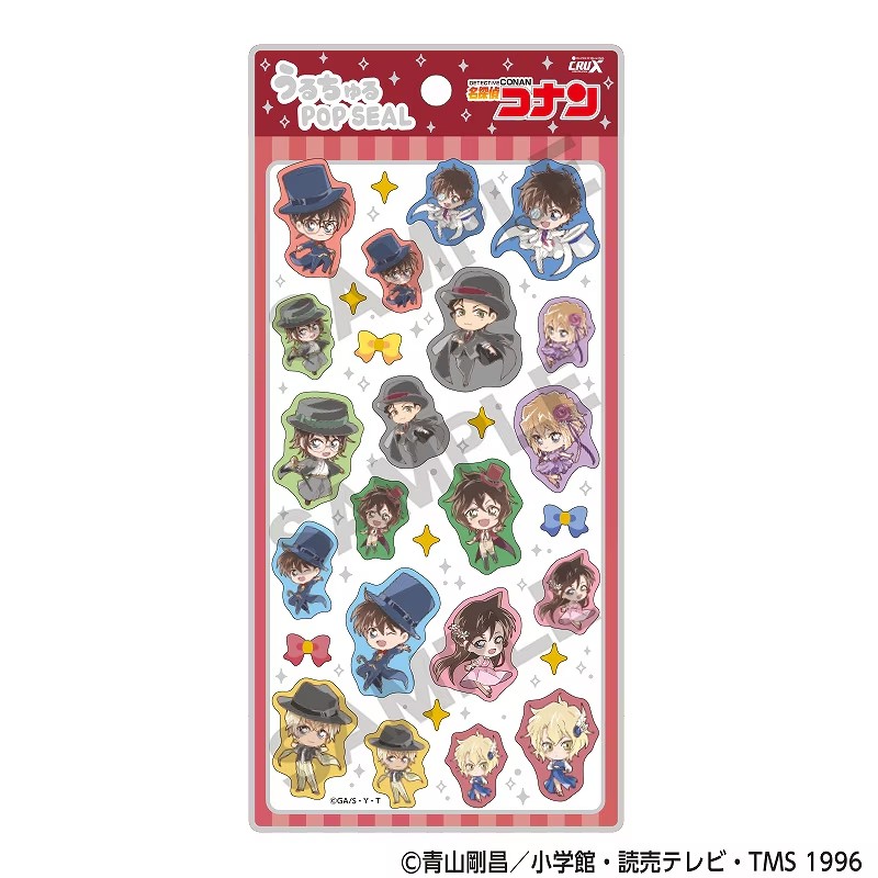 ■CRUX(クラックス)■■2026SS　先行予約■　名探偵コナン　うるちゅるポップシール　ダンス